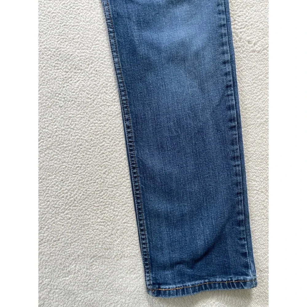 Levi's Mens 30x30 514 Straight Fit Jeans Blue Medium Wash Denim Stretch